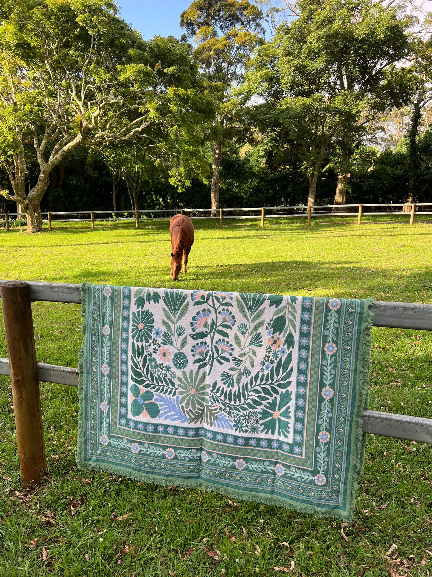 The Dahlia Green Rug