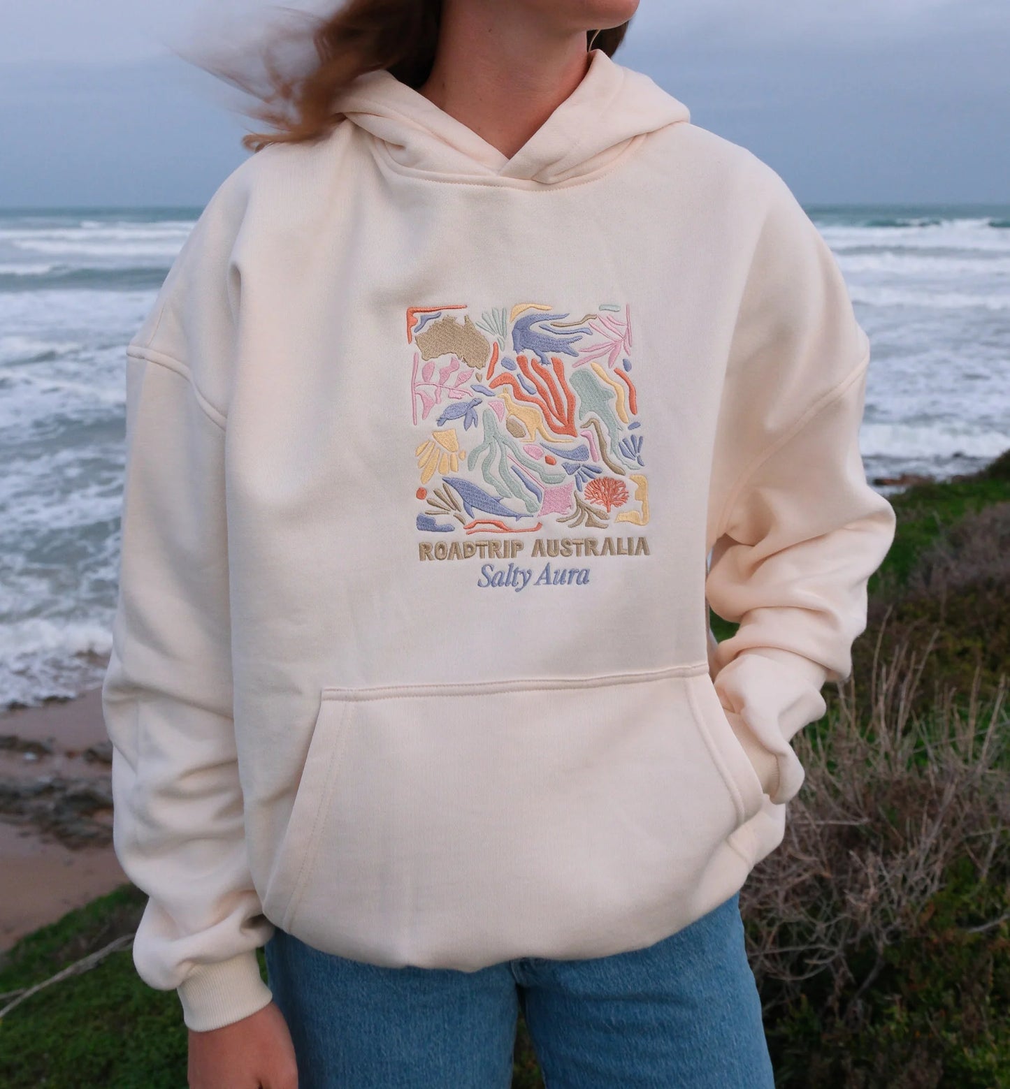 Cream Roadtrip Hoodie