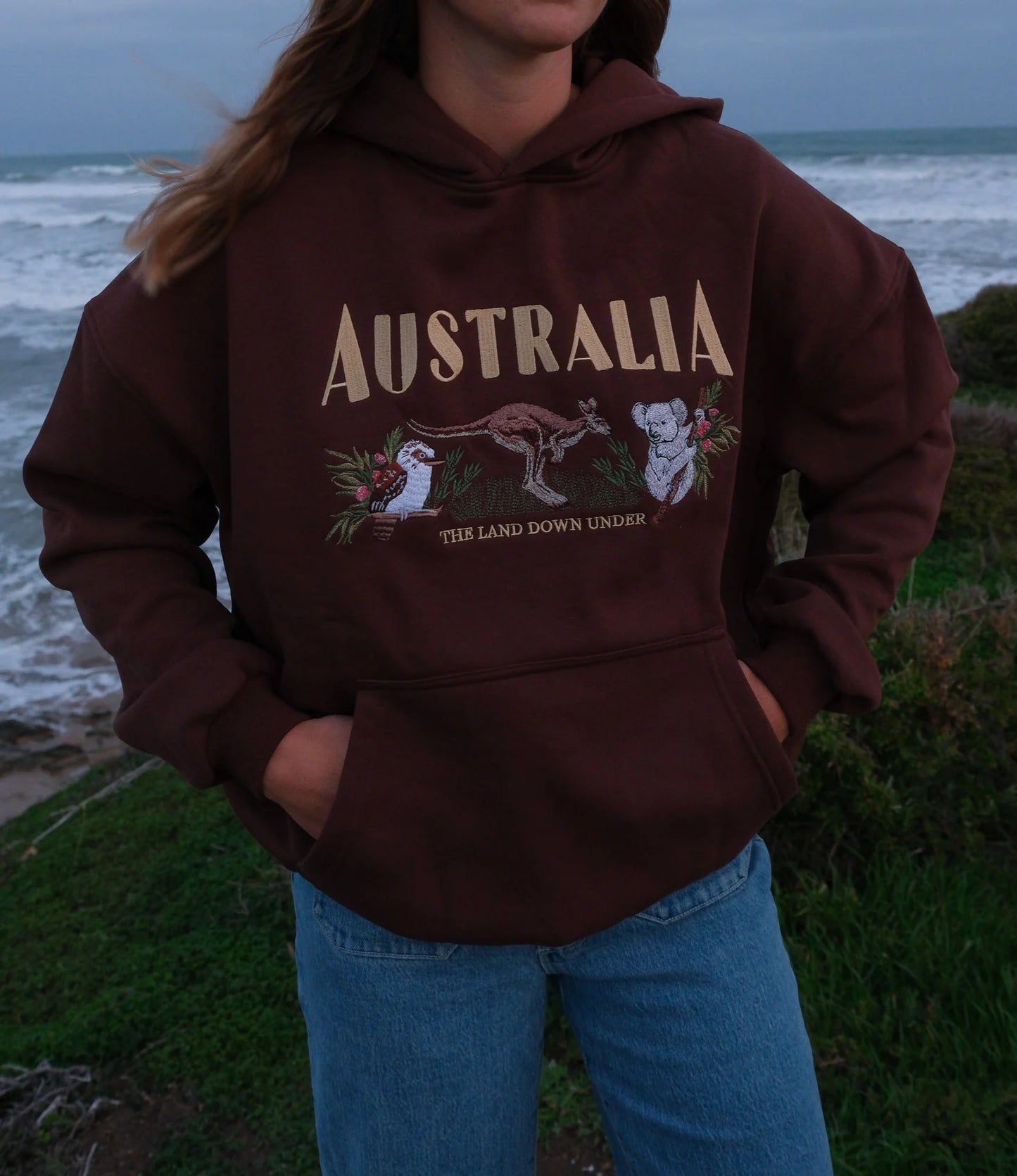 Brown Australia Hoodie