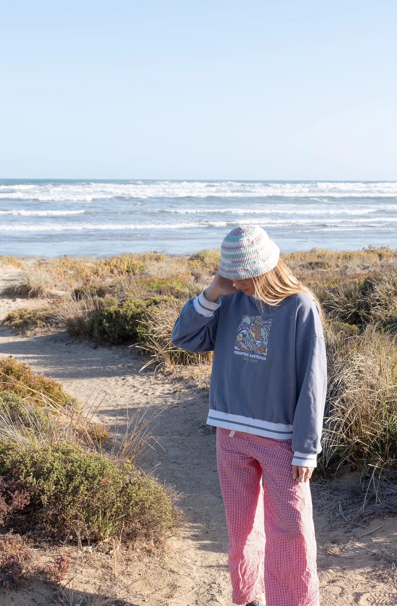 Blue Road Trip Australia Jumper
