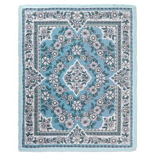 The Daisy Blue Rug