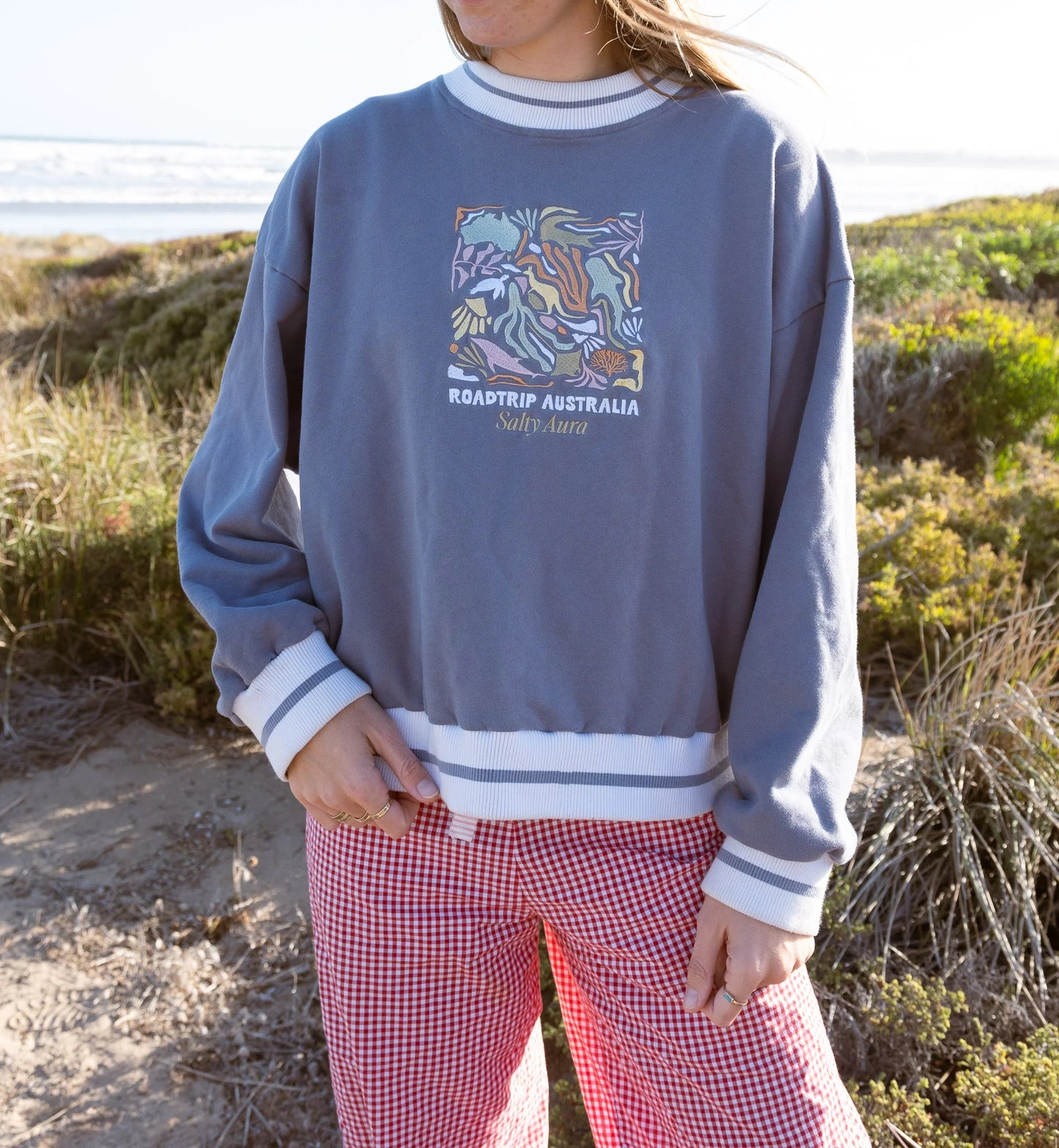 Blue Road Trip Australia Jumper