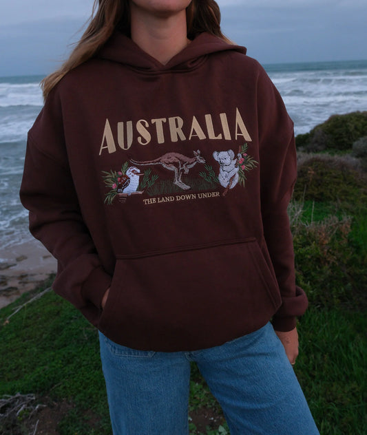 Brown Australia Hoodie