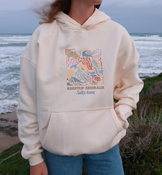 Cream Roadtrip Hoodie