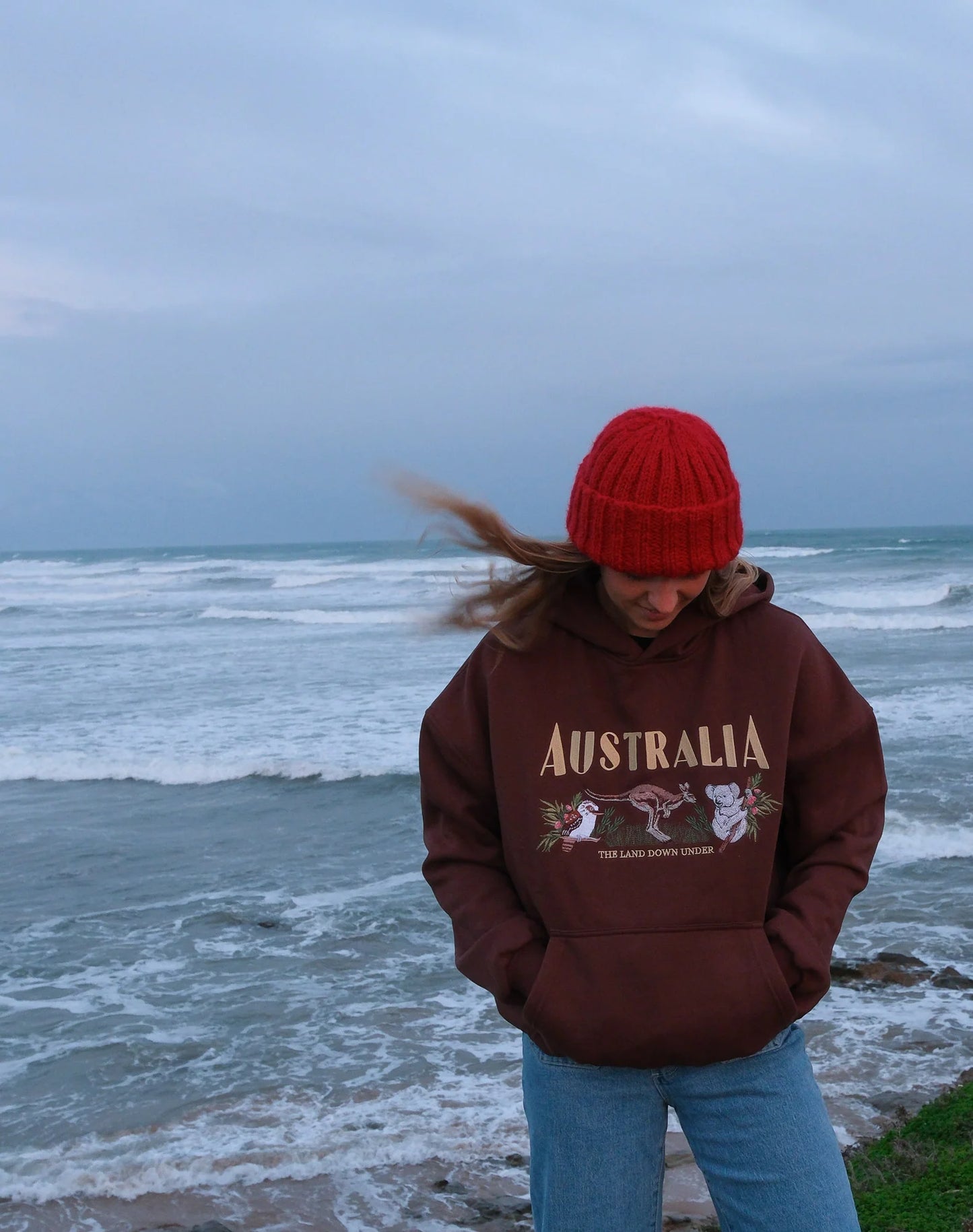 Brown Australia Hoodie