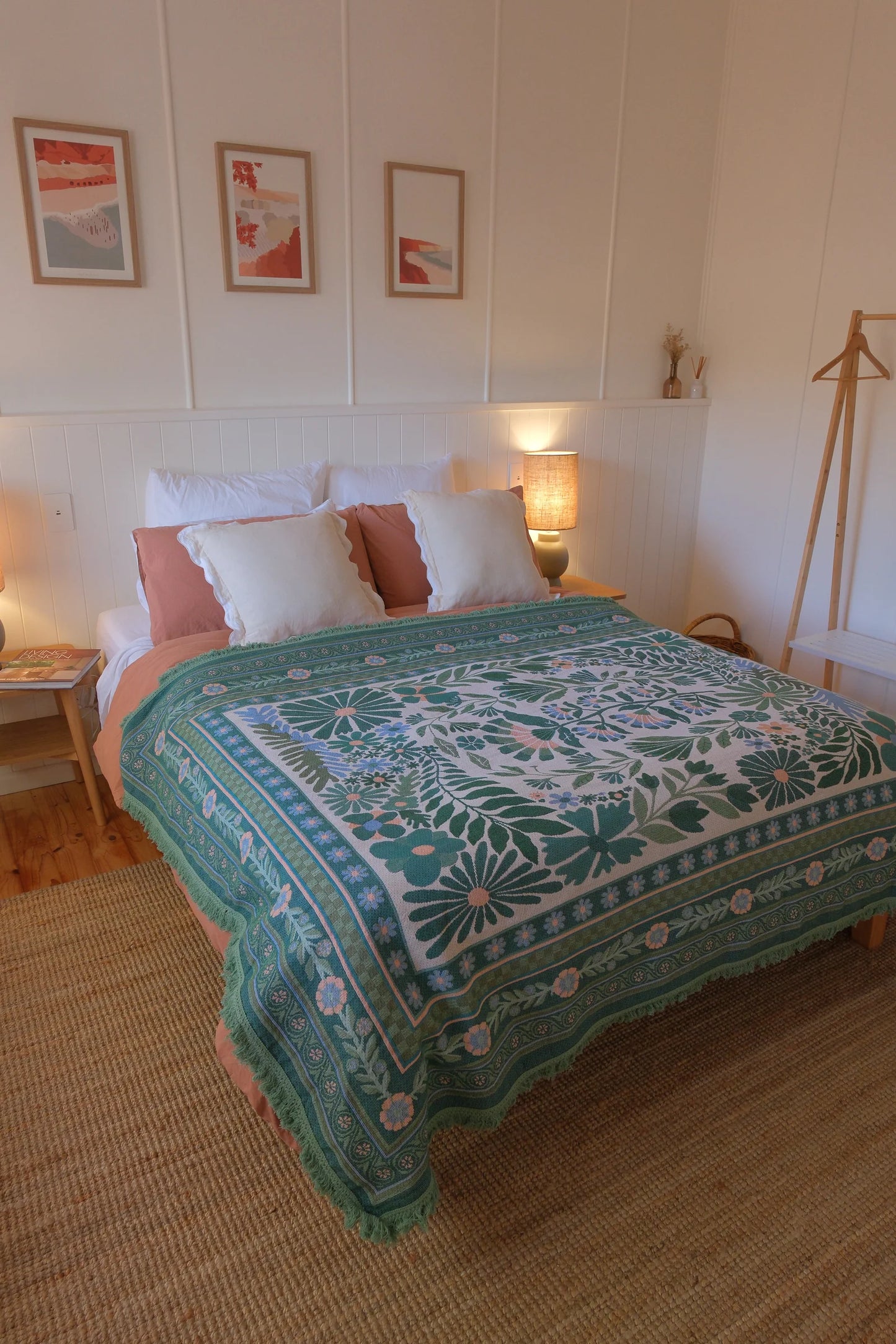 The Dahlia Green Rug